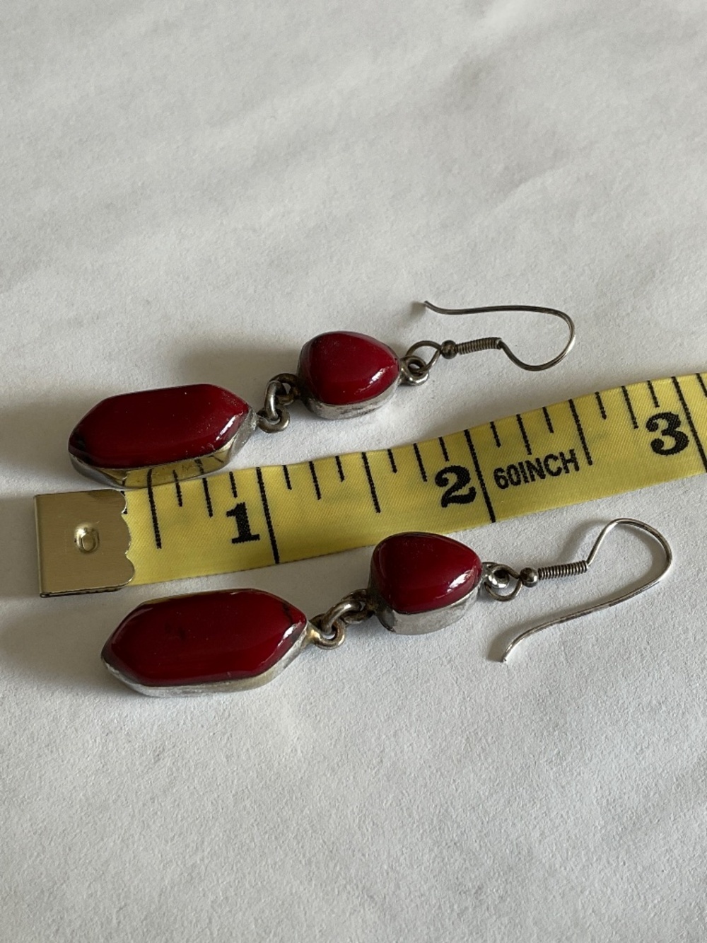 Mexico silver long earrings - Picture 4 of 8